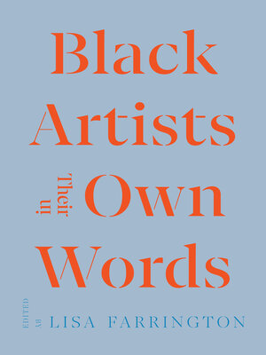 cover image of Black Artists in Their Own Words